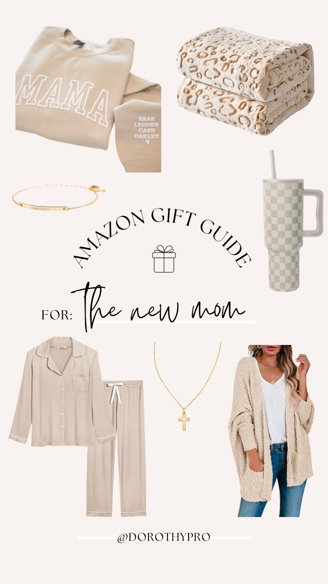 AMAZON GIFT GUIDE 
Trendy NEW MOM GIFTS!! Personalized and thoughtful gift for MOMS! Comfy and cute gifts for Moms! PJS for Moms! Tumbler! Blanket! Mama sweatshirt! Jewelry! Sweater! 

#LTKMOM #LTKFINDS

#LTKGiftGuide #LTKHoliday #LTKfindsunder100