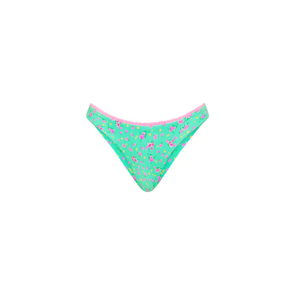 Decorative Full Coverage Bikini Bottom - Mint Macaron | Kulani Kinis US