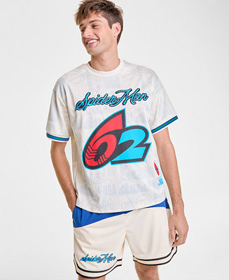 Adult's Spider-Man Short Sleeve Jersey, Macy's Exclusive | Macy's