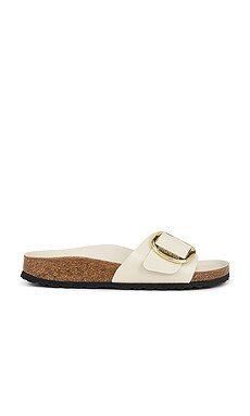 BIRKENSTOCK Madrid Big Buckle in Ecru from Revolve.com | Revolve Clothing (Global)