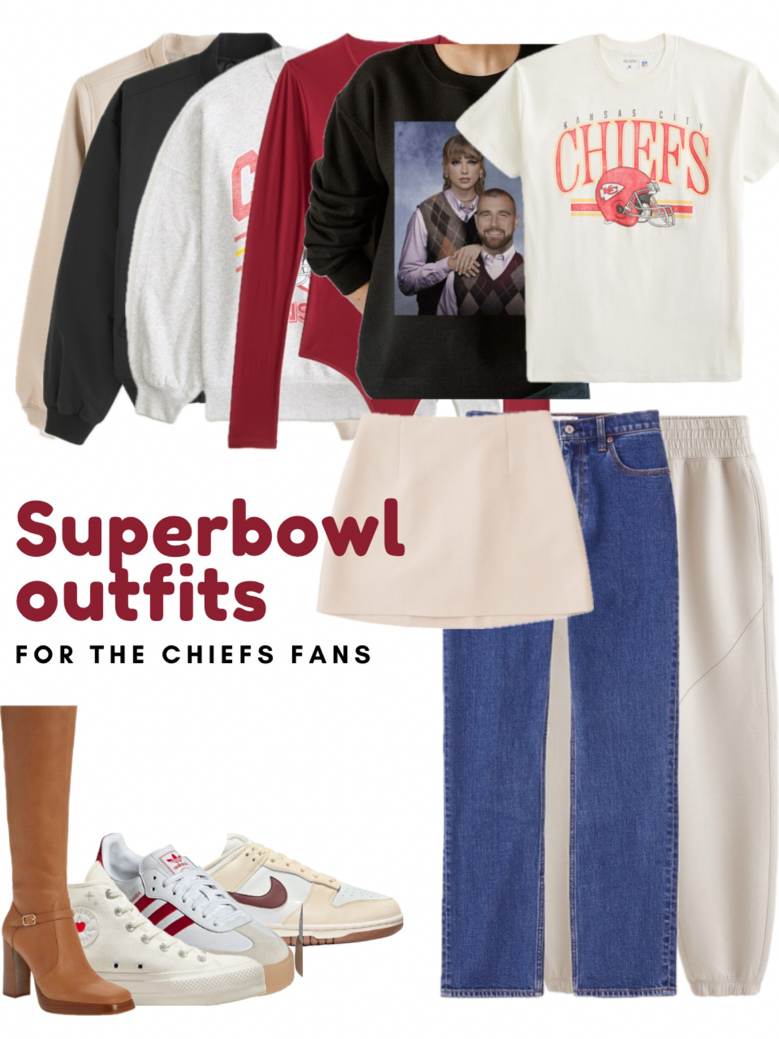 Super Bowl outfits for the Chiefs Fans ❤️🏈 

#LTKSeasonal #LTKstyletip #LTKMostLoved