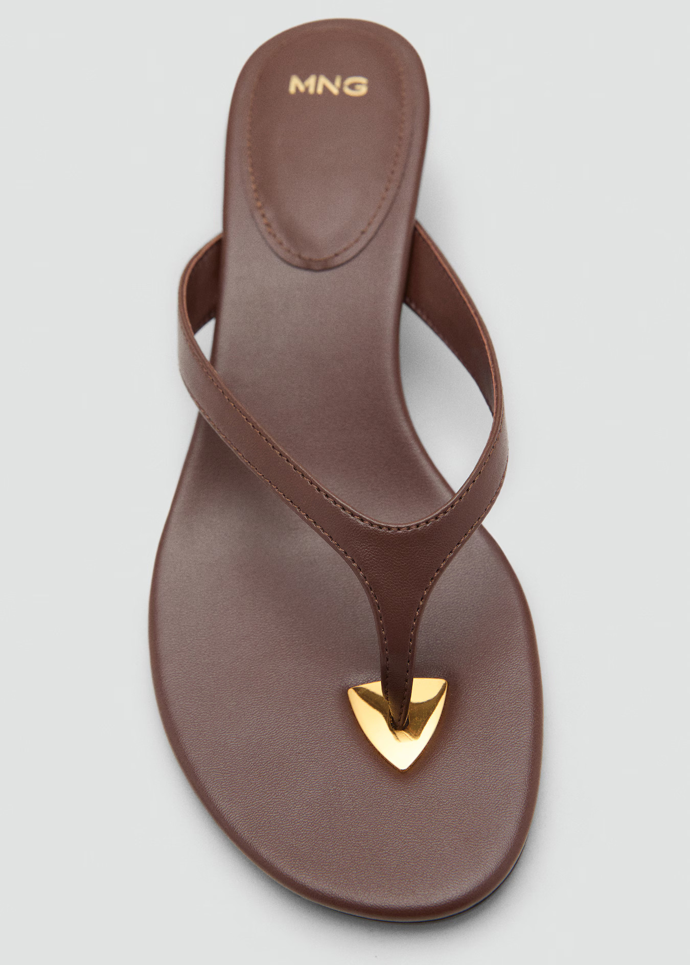 Heeled sandals with metallic detail - Women | MANGO United Kingdom | MANGO (UK)