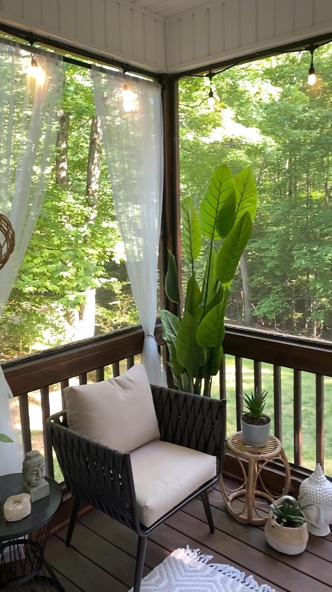 Getting my outdoor space ready for the warmer weather! Loving my boho screened in porch patio space, it’s so simple yet peaceful!

Outdoor decor | patio refresh | screened in porch | boho decor | summer vibes 

#LTKSeasonal #LTKHome #LTKSaleAlert