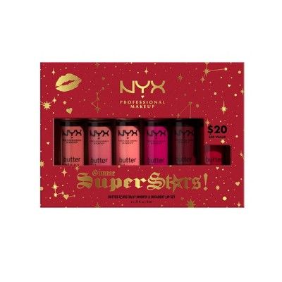 NYX Professional Makeup Butter Lip Gloss Vault Gift Set - 1.62oz | Target
