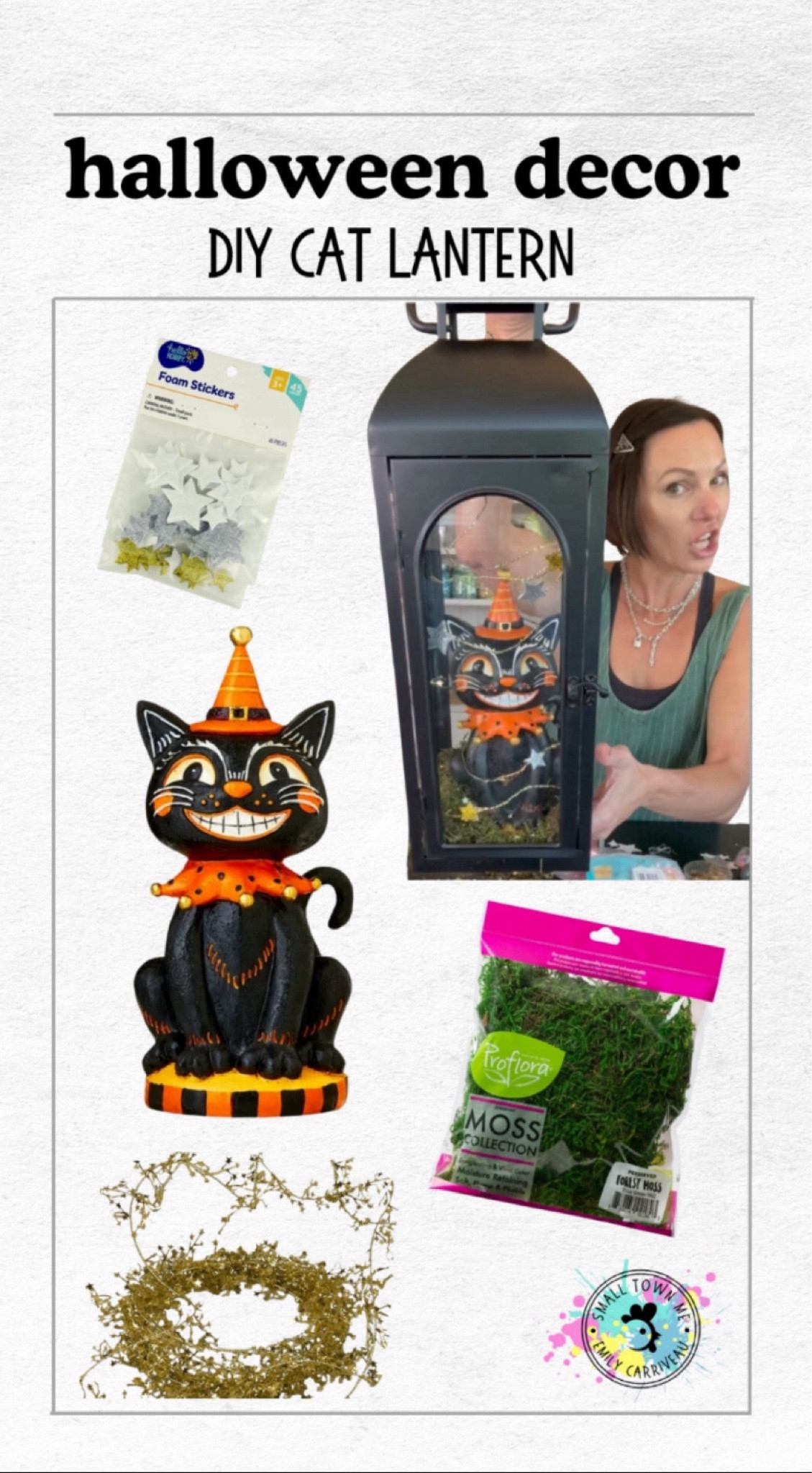 All the supplies you’ll need to make a darling Halloween cat lantern. The cutest diy decor! 

#LTKHome #LTKHalloween #LTKHoliday