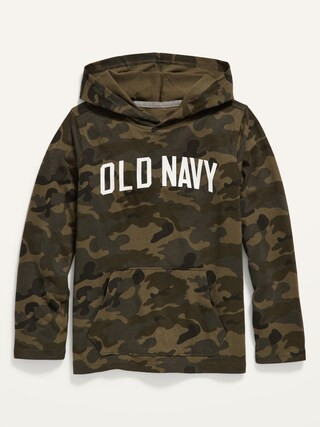 Logo-Graphic Lightweight Pullover Tee Hoodie for Boys | Old Navy (US)