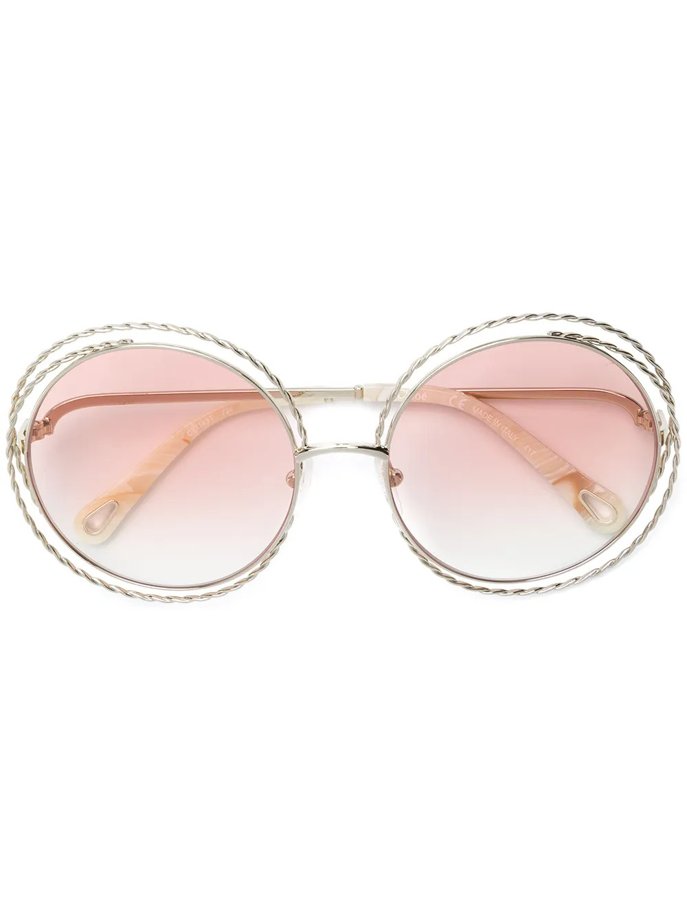 Chloé Eyewear Carlina sunglasses - White | FarFetch Global
