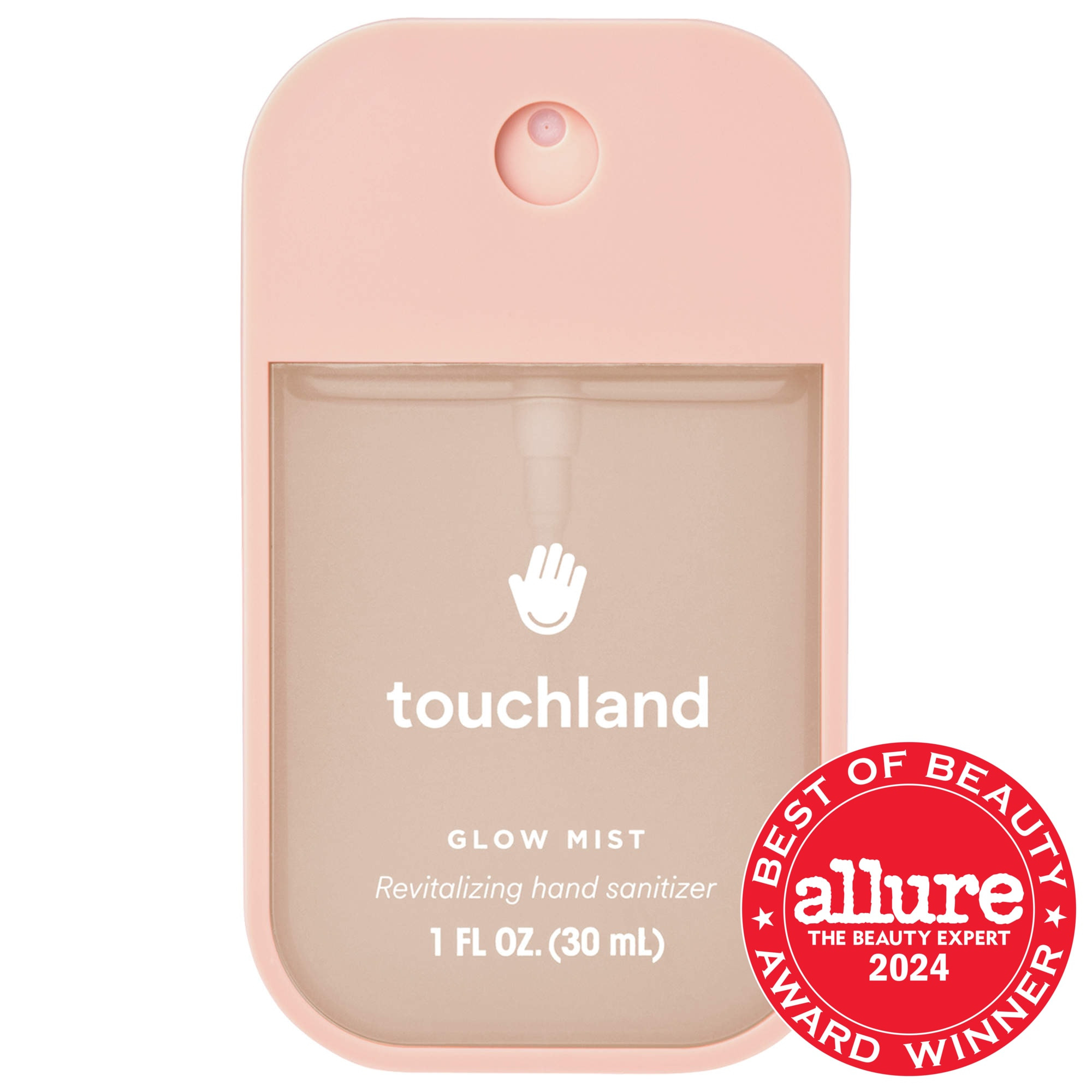 Touchland Désinfectant revitalisant pour les mains Glow Mist Rosewater 1 fl. oz. / 30 mL | Sephora (US)