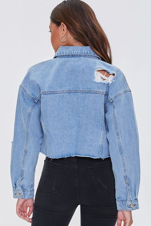 Basic Recycled Cotton-Blend Denim Jacket | Forever 21 | Forever 21 (US)