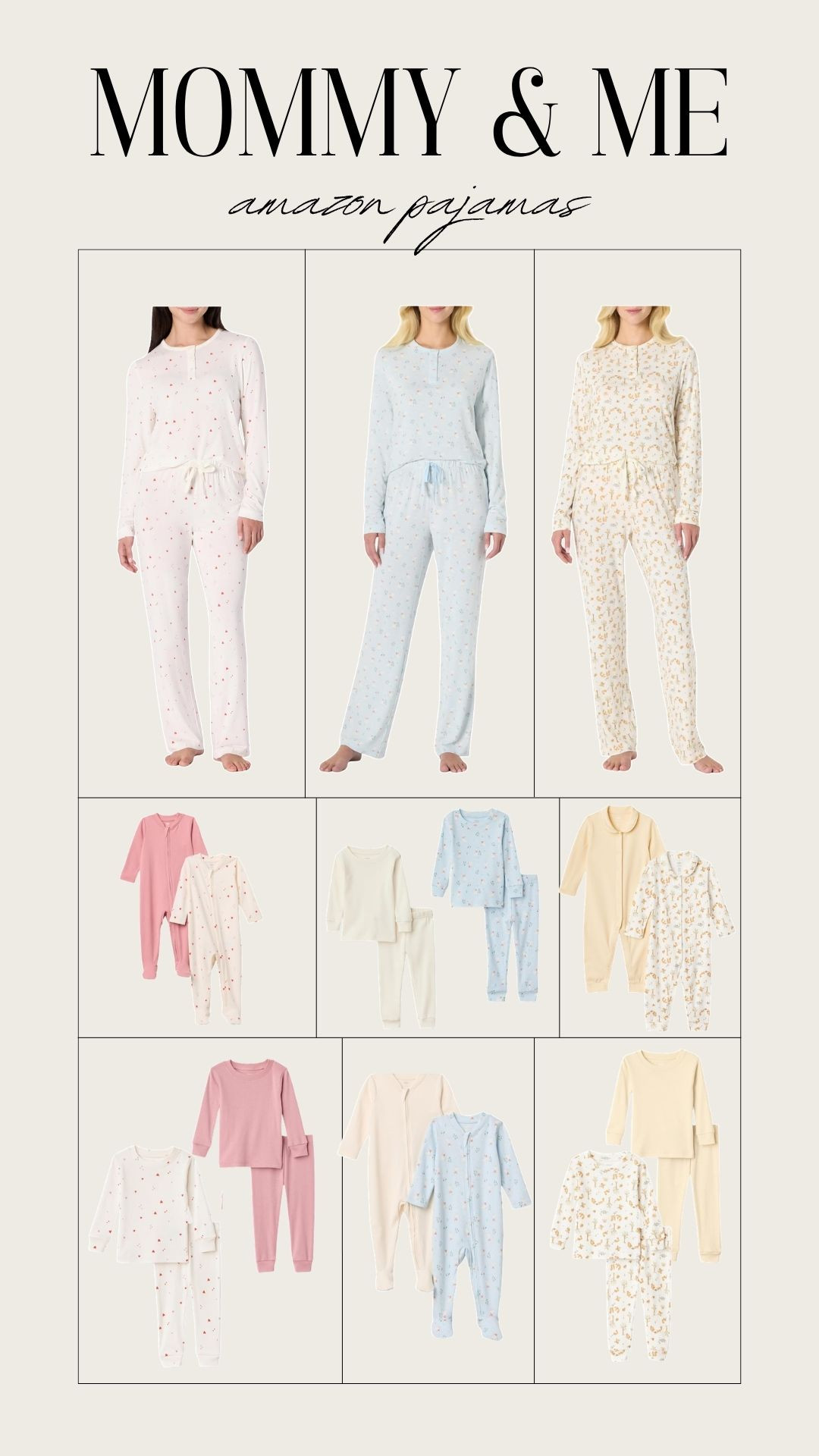 Stay cozy and cute in our matching mommy and me pajamas! Perfect for snuggling up together. #mommyandme #founditonamazon 

 #LTKMothersDay #LTKmomlife #LTKBaby