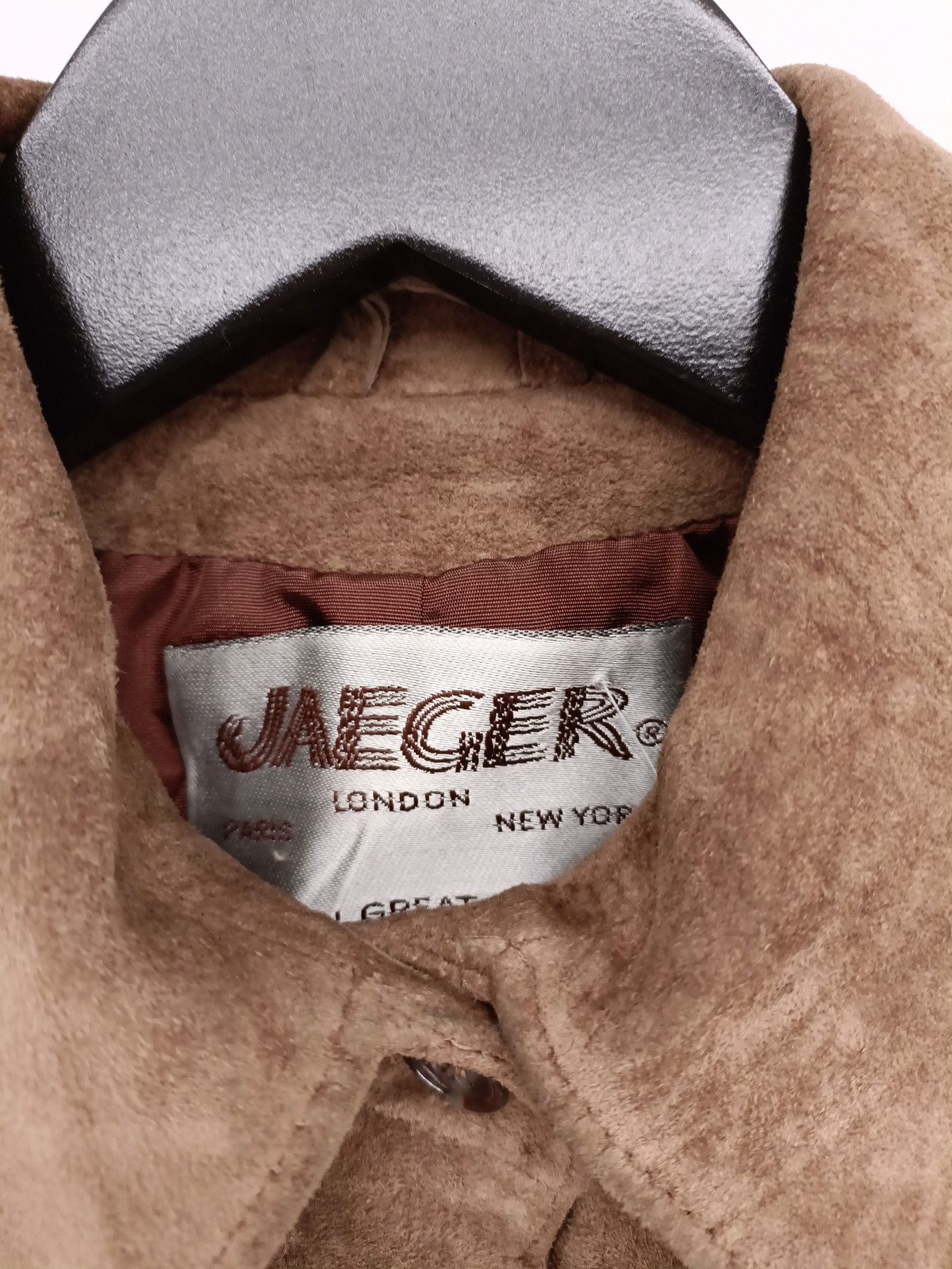 Jaeger Women's Coat UK 12 Brown 100% Leather Overcoat  | eBay | eBay UK