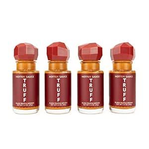TRUFF Hotter Sauce 4-Pack Mini Set, Portable Travel Bottles of Gourmet Hot Sauce, Black Truffle a... | Amazon (US)