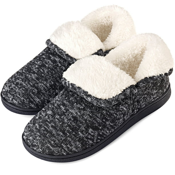 VONMAY Women's Fuzzy Slippers Boots Memory Foam Booties House Shoes Indoor Outdoor - Walmart.com | Walmart (US)