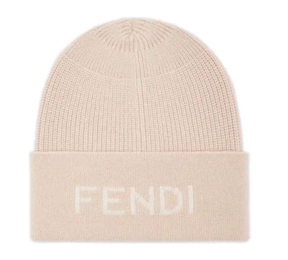 Fendi Logo Embroidered Knit Beanie | Cettire Global