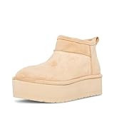 Madden Girl Women's Embracce Ankle Boot, Sand Fabric, 9.5 | Amazon (US)