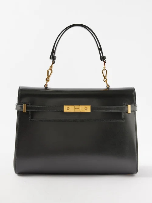 Saint Laurent - Manhattan Leather Handbag - Womens - Black | Matches (UK)
