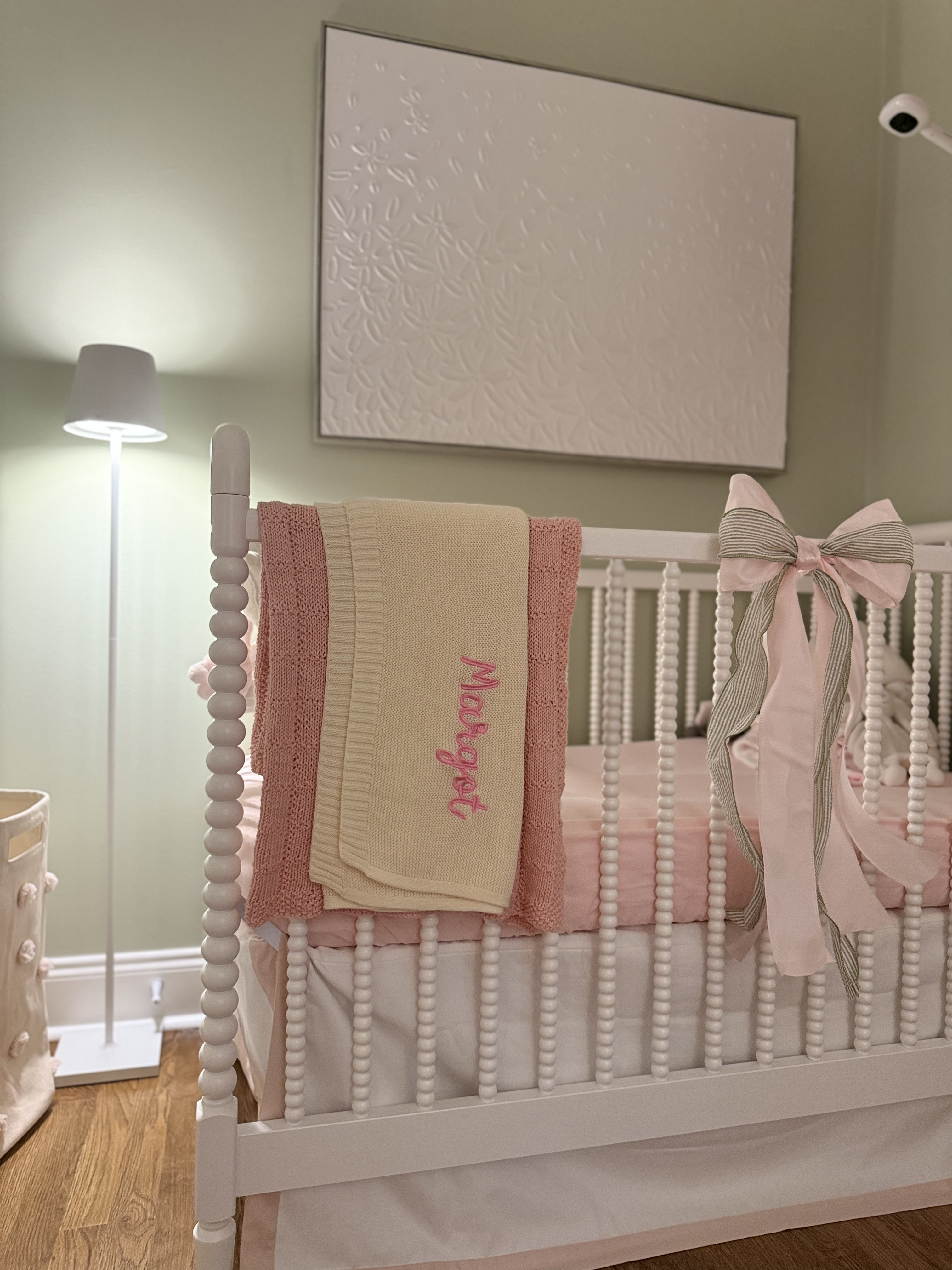 How cute is this crib!? This pink and green nursery design was so fun and this bobbin crib just had to make her debut. It’s perfect! The detailing of the trim too on this crib skirt is so good 

#LTKHome #LTKBaby #LTKStyleTip