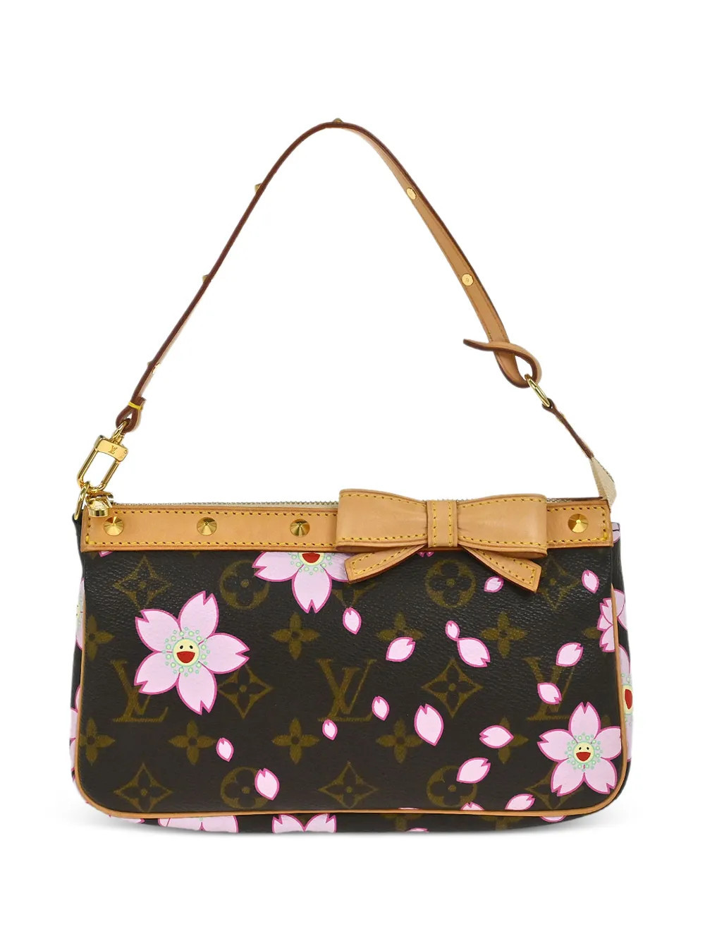 Louis Vuitton Pre-Owned 2003 Cherry Blossom shoulder bag - Brown | Farfetch Global
