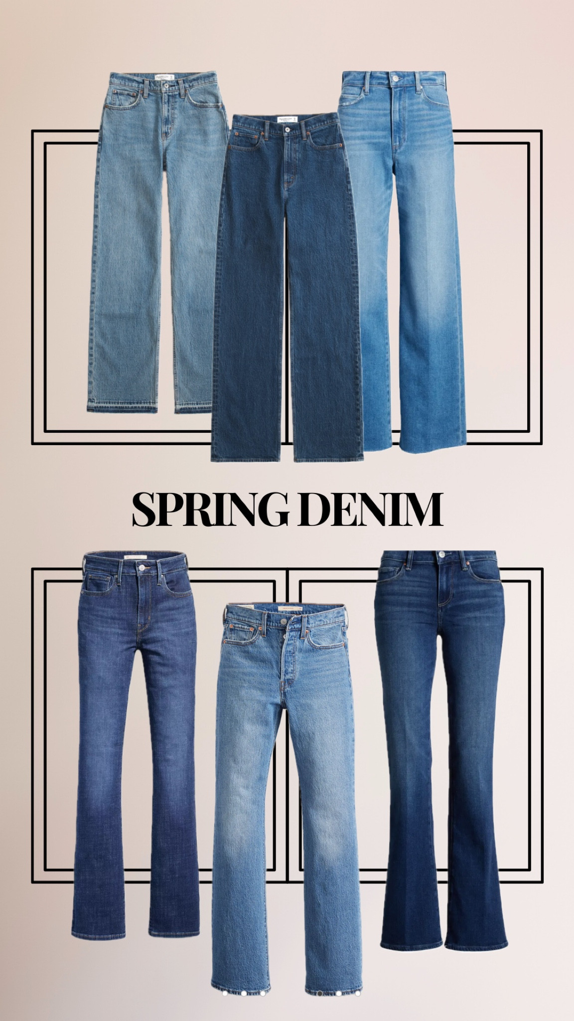 Spring capsule wardrobe jeans 

#LTKPetite #LTKStyleTip #LTKSeasonal