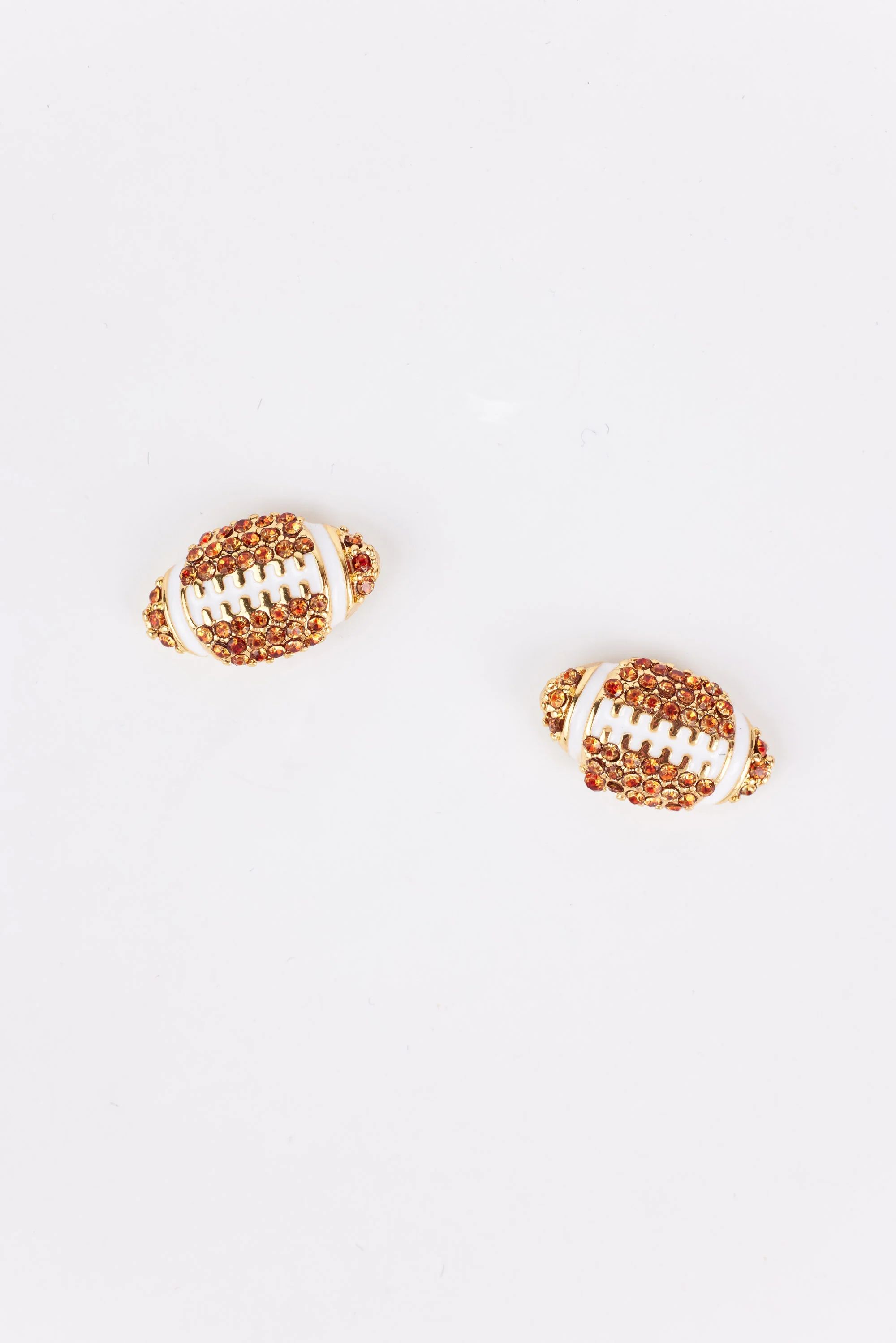 Fallon Football Earrings | Avara