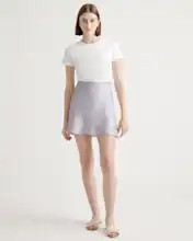 100% Washable Silk Mini Skirt | Quince