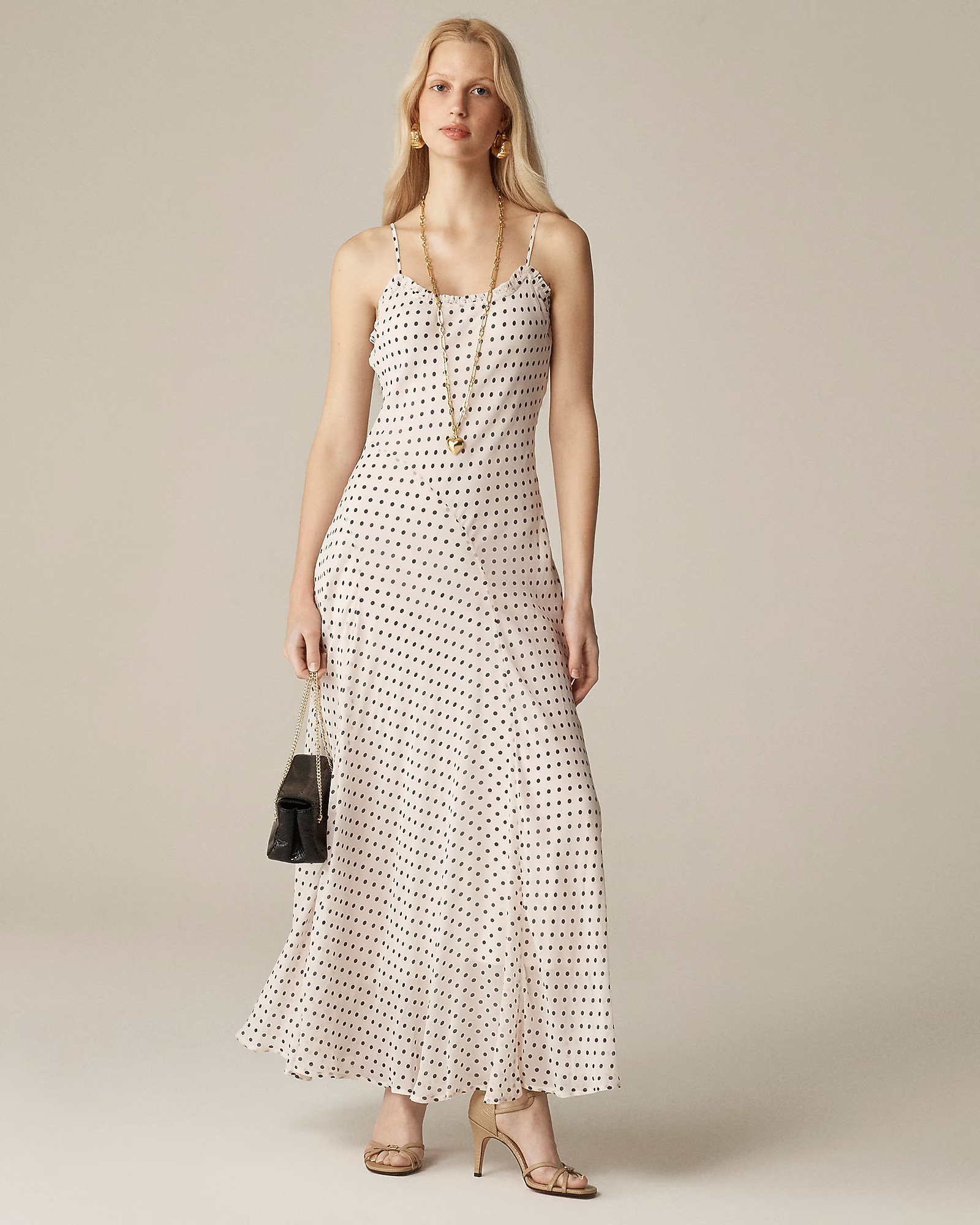 Collection maxi slip dress in chiffon | J. Crew US