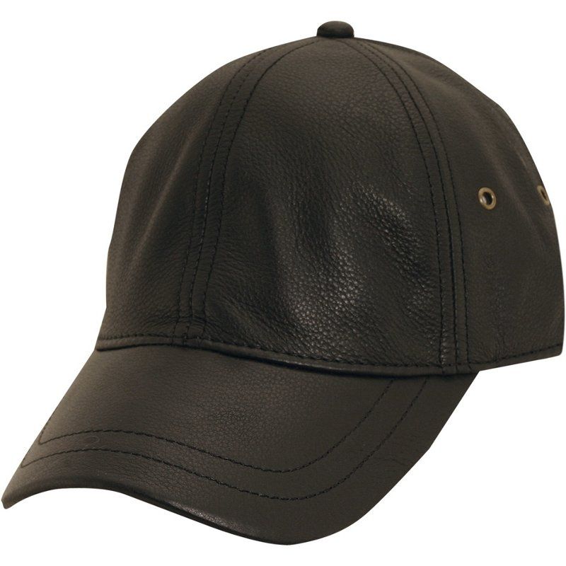 Stetson Men's Leather Baseball Cap Black - Men's Hunting/Fishing Headwear at Academy Sports | Academy Sports + Outdoors