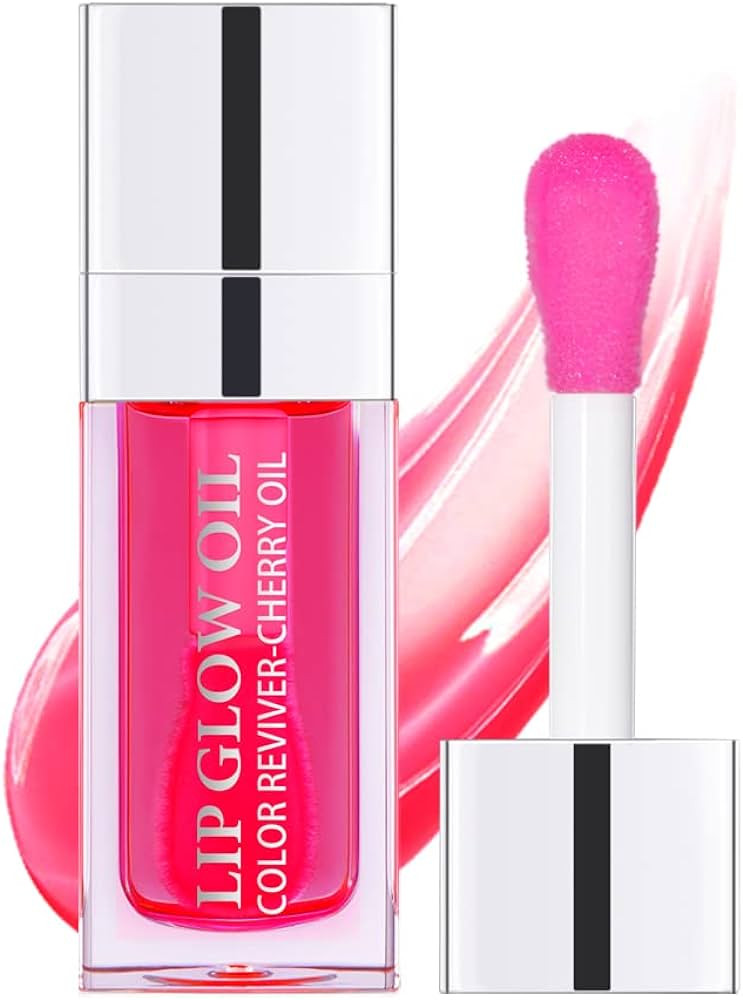 Hydrating Lip Glow Oil, Plumping Lip Gloss, Moisturizing Lip Oil Gloss, Transparent Moisturizing ... | Amazon (US)