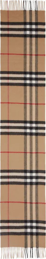 Giant Icon Check Cashmere Scarf | Nordstrom