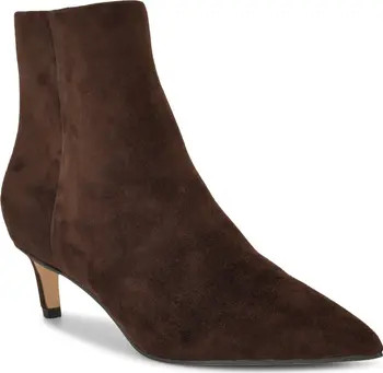 Brite Pointed Toe Kitten Heel Bootie (Women) | Nordstrom