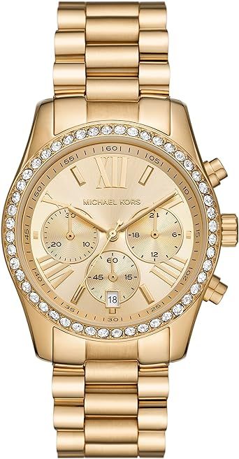 Michael Kors Lexington Women's Watch, Stainless Steel Chronograph Watch for Women | Amazon (US)
