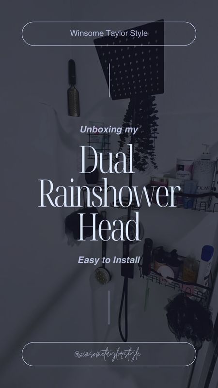 OMG, this is one of the best rainfall shower head combo I found!! I had to switch out my other rain shower head because it didnt have the hand held spray combo, I was so happy when I found this one! 

The installation was super easy, and I love that it has three water flow, which makes it easier to clean the shower stall with the hand held spray combo! 🚿 

✨ Click on the “Shop  AMAZON FIND collage” collections on my LTK to shop.  Follow me @winsometaylorstyle for daily shopping trips and styling tips! Seasonal, home, home decor, decor, kitchen, beauty, fashion, winter,  valentines, spring, Easter, summer, fall!  Have an amazing day. xo💋

amazon finds, amazon home, amazon must have, aesthetic, aesthetically pleasing, that girl, trending, for you 


#LTKhome #LTKSpringSale #LTKsalealert