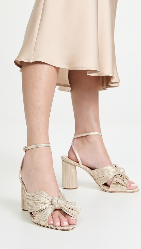 Camellia Knot Mules with Ankle Strap | Shopbop