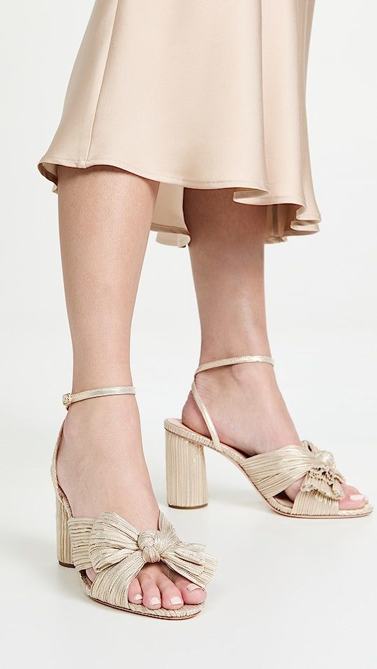Camellia Knot Mules with Ankle Strap | Shopbop
