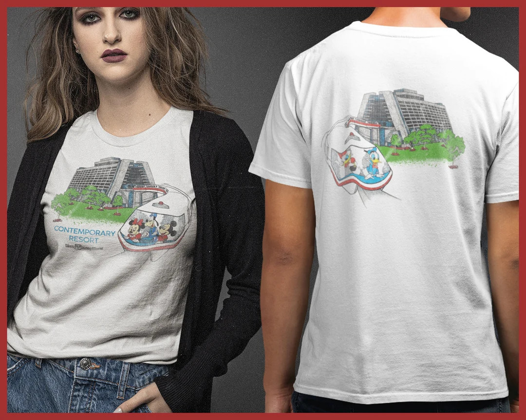 CONTEMPORARY Resort Retro Unisex Softstyle T-shirt - Etsy | Etsy (US)