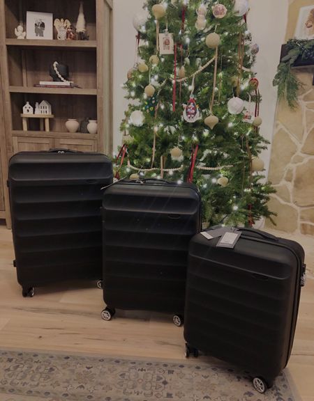 Needed some new suitcases and got all three of these sizes to use for $109!! Great for traveling coming up or for a gift! Great quality!! 

#LTKGiftGuide #LTKtravel #LTKHolidaySale
