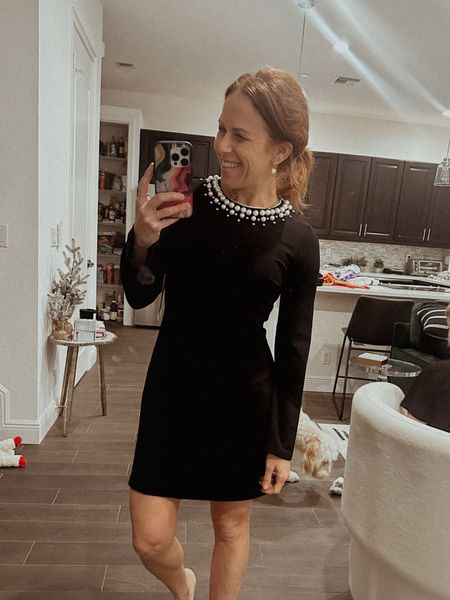 Chic black dress… with a touch of RBG. Wearing XS  

#LTKfindsunder100 #LTKover40 #LTKparties