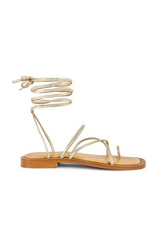 Seychelles Lilac Sandal in Light Gold Metallic Leather from Revolve.com | Revolve Clothing (Global)