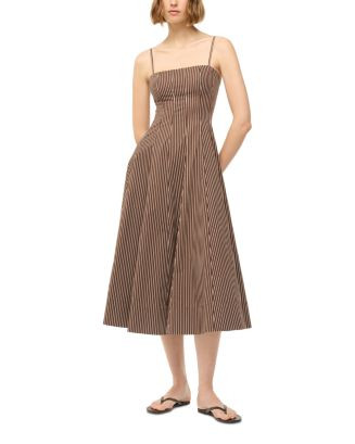 STAUD Wylie Striped Midi Dress | Bloomingdale's Women | Bloomingdale's (US)