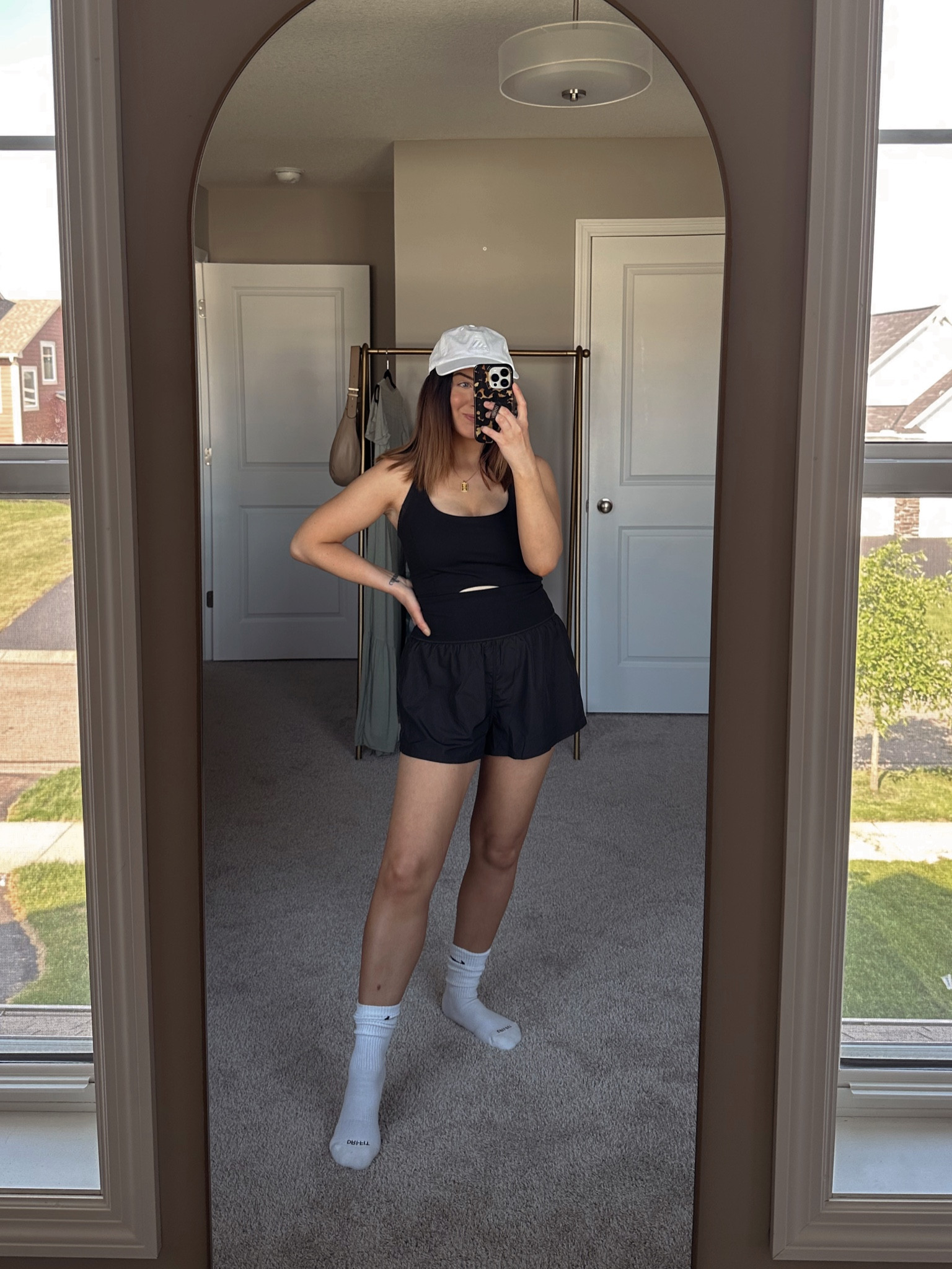 Summer hiking outfit - wearing m in onesie (has built in undies) & sneaker boots tts 

#summeroutfit #traveloutfit #hikingoutfit

#LTKfit #LTKSeasonal #LTKunder100