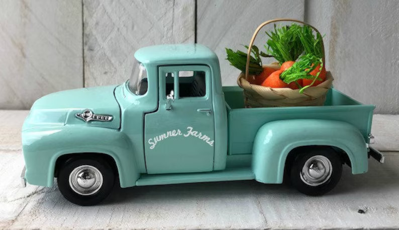 Metal Farm Truck,Personalized Truck, Farmhouse Truck Decor, Easter Truck, Truck Decor,Farmhouse D... | Etsy (US)