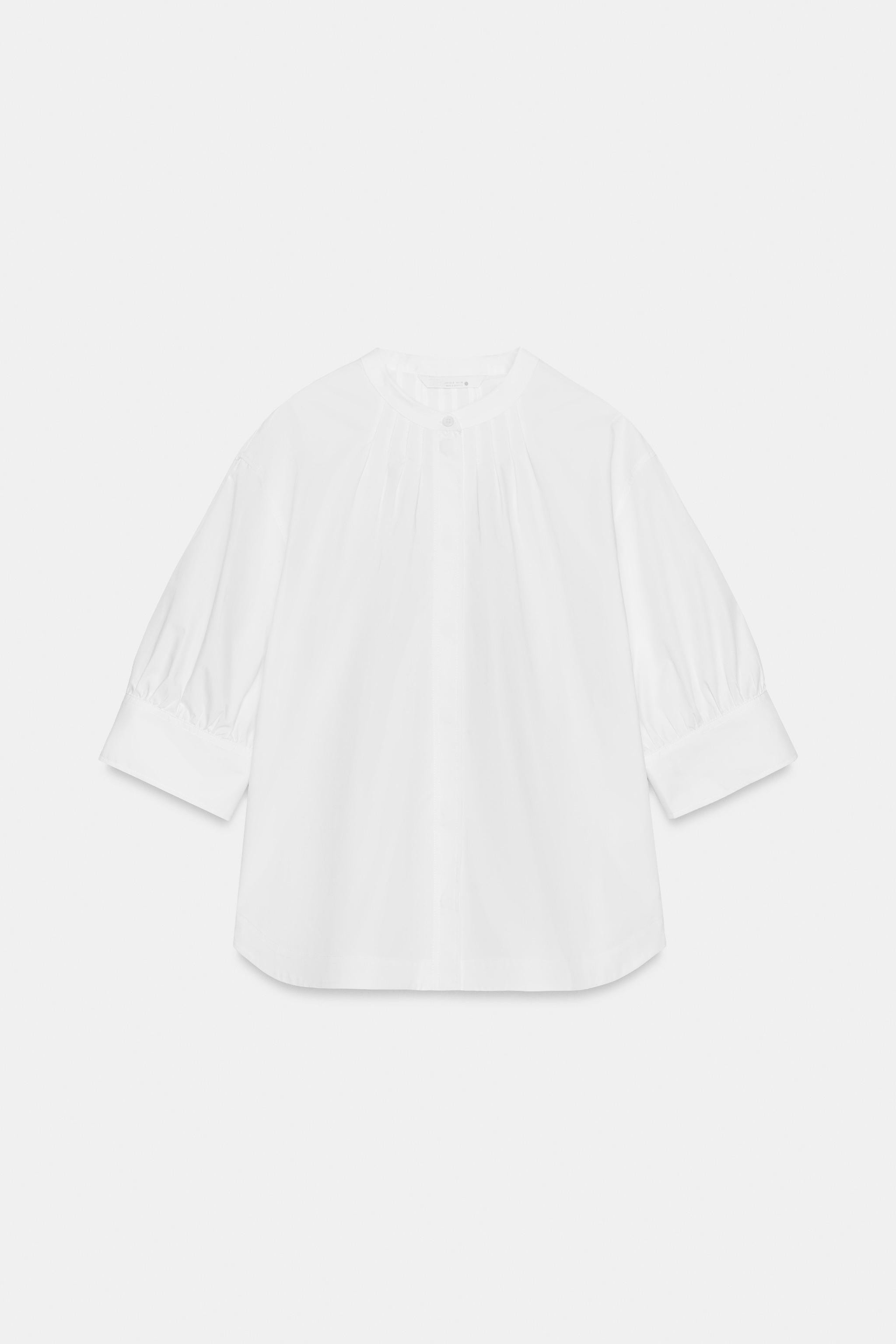 ZW COLLECTION PUFF SLEEVE SHIRT | Zara UK