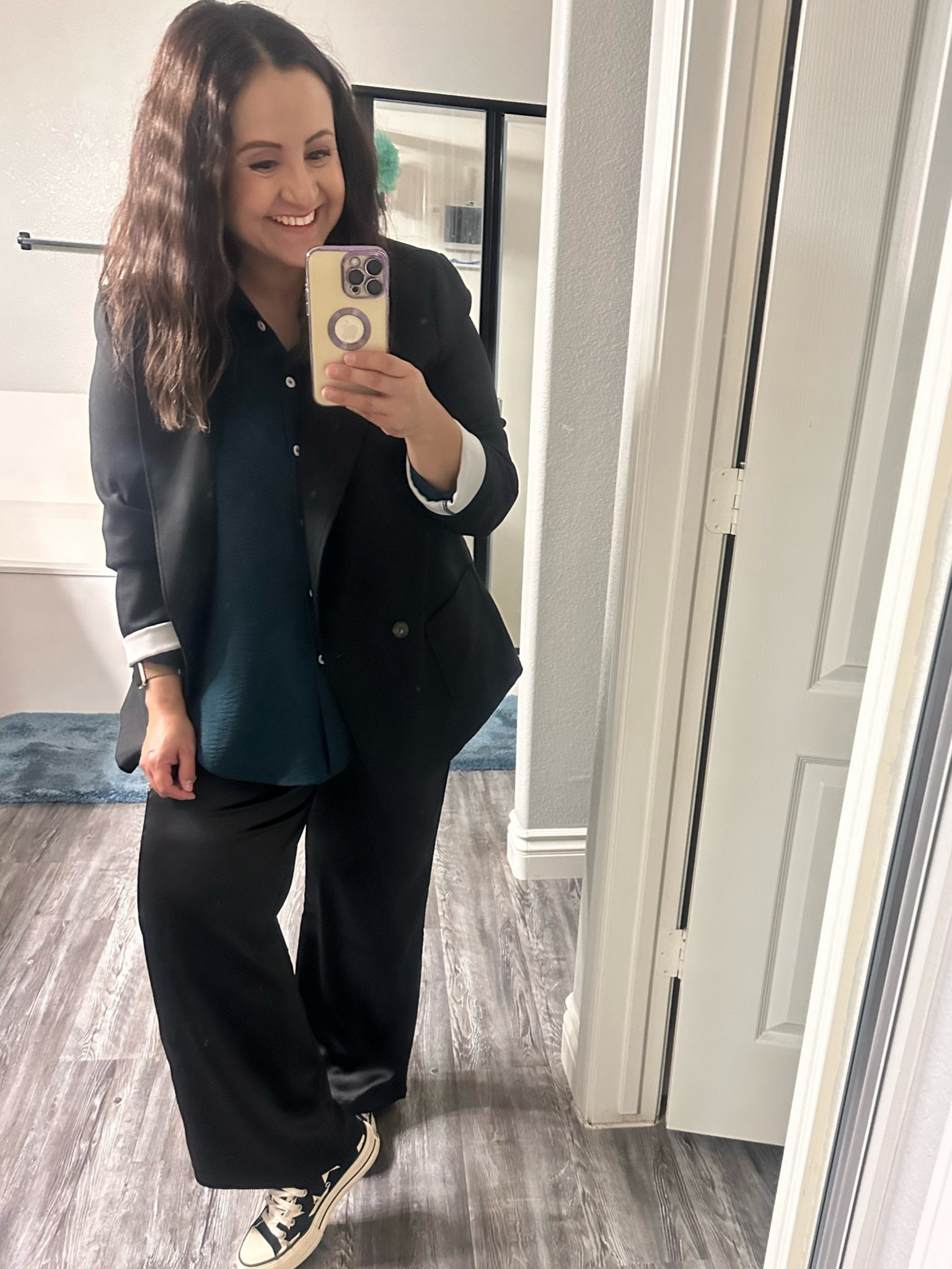 Satin pants and Converse work outfit

#LTKWorkwear #LTKShoeCrush #LTKStyleTip