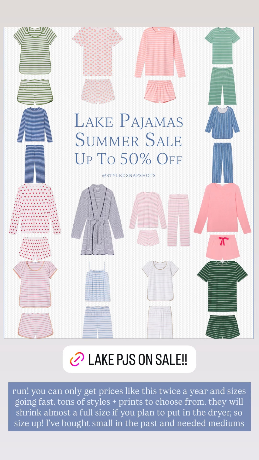 run! you can only get prices like this twice a year and sizes going fast. tons of styles + prints to choose from. they will shrink almost a full size if you plan to put in the dryer, so size up! I've bought small in the past and needed mediums

#LTKSaleAlert
