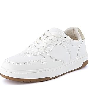 CUSHIONAIRE Women's Serve lace up Sneaker +Comfort Foam, Wide Widths Available | Amazon (US)