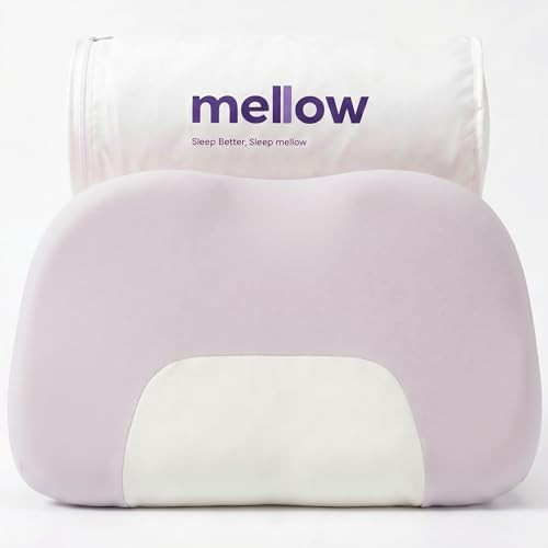 Mellow Halo Cervical Neck Pillow, Contoured Memory Foam Pillow with Dual Firm & Soft Sides, Ergonomic Support for Side & Back Sleepers, Spine Alignment, Breathable Washable Cover | Amazon (US)