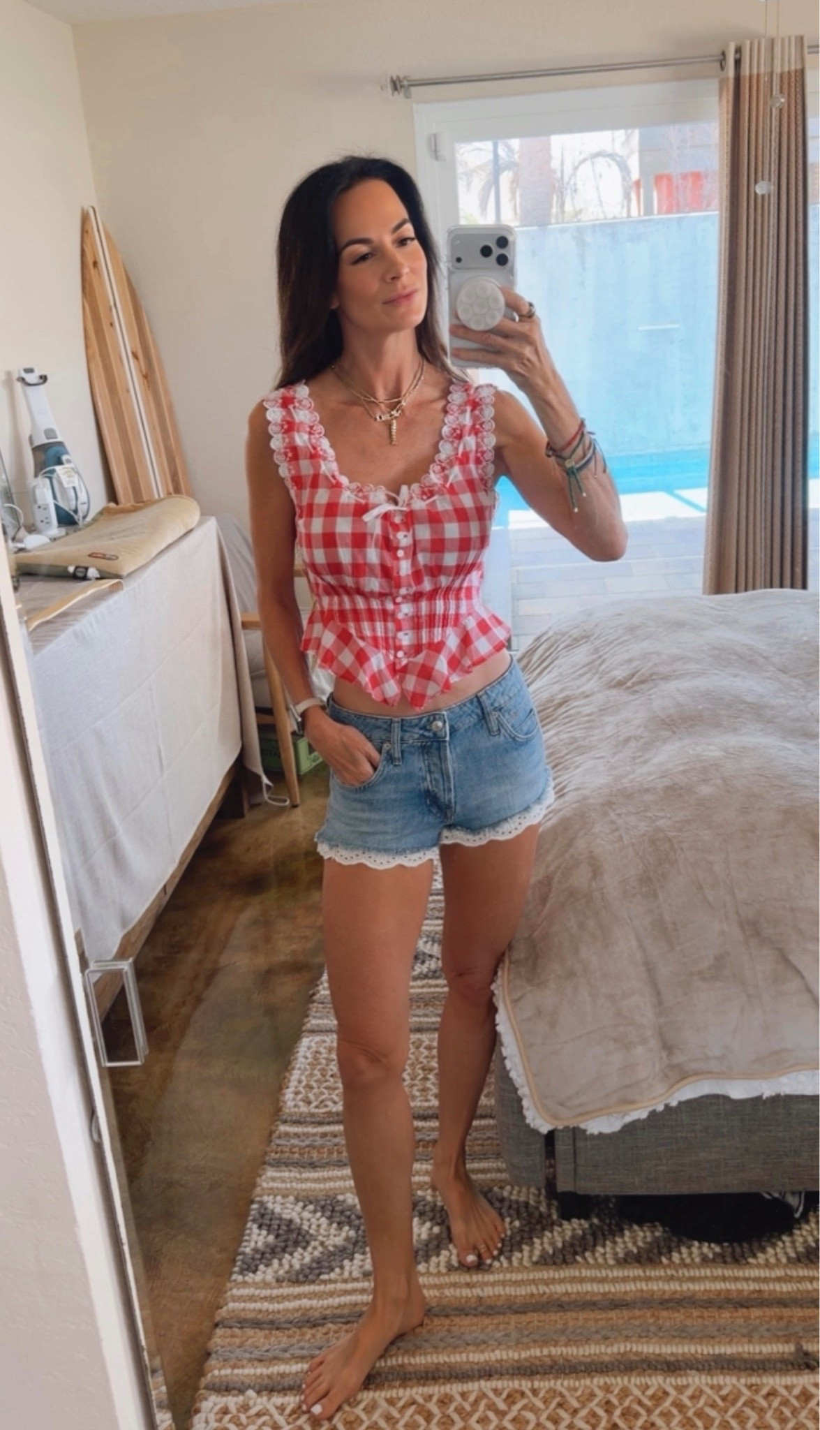 4th fit ❤️💃🏻🇺🇸

XS in top
24 in shorts

#LTKdayinmylife #LTKgrwm #LTKootd