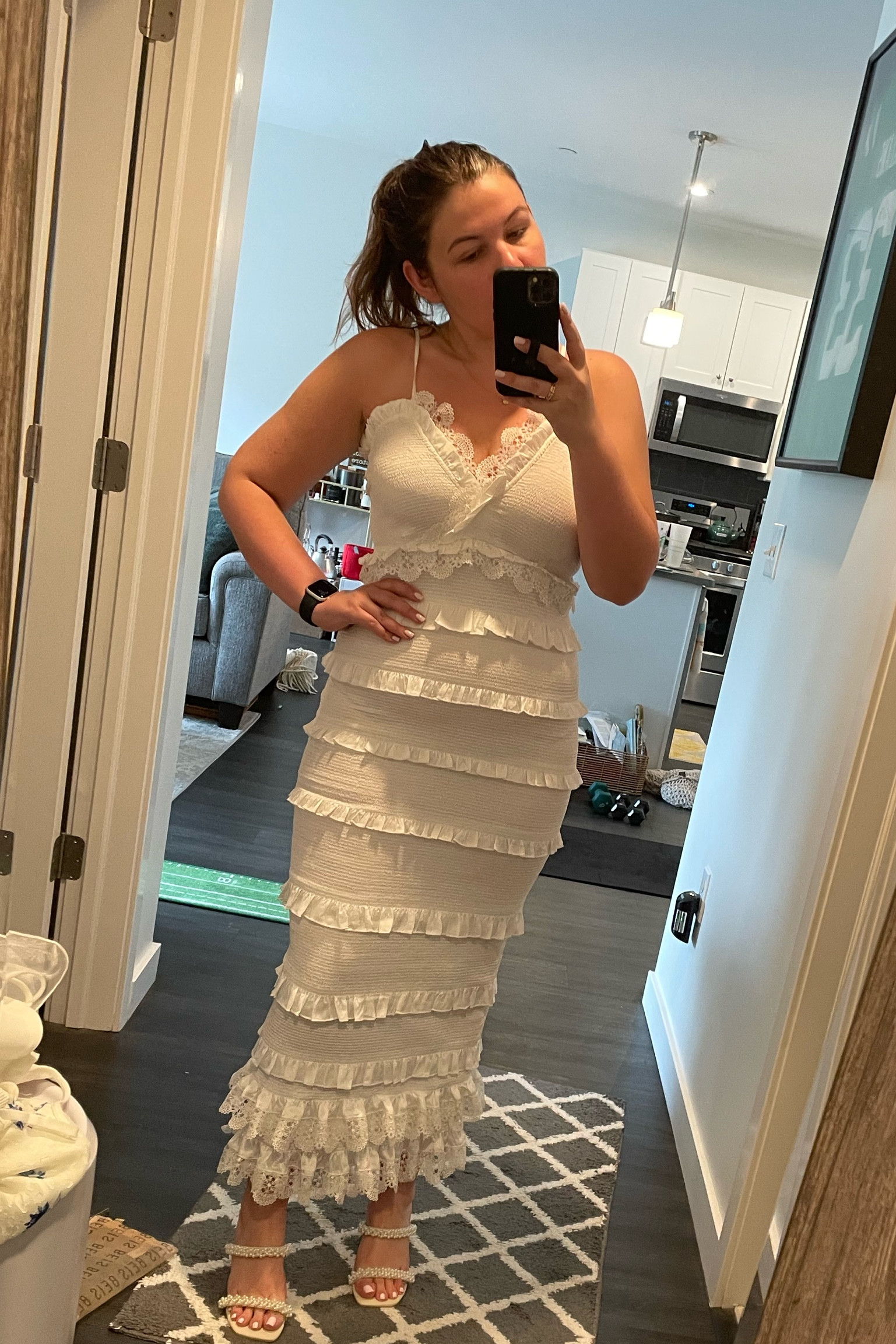 Summer little white dress 

Bridal shower dress | little white dress | bachelorette outfit | bride to be | bridal outfit | white dress | white midi dress

#LTKstyletip #LTKwedding