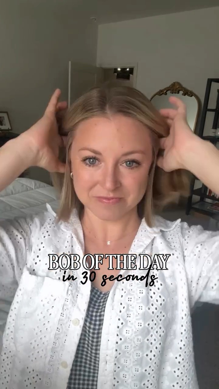This is always a go to for me because it looks good with straight or curled hair 🙌 And it’s particularly great for dirty hair, paired with your favorite dry shampoo!! 🤎

#momreels #bobhairstyles #easyhairstyles #busymomstyle #momof3

#LTKgrwm #LTKmomlife #LTKBeauty
