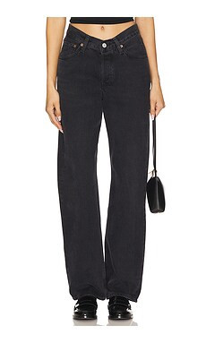 AGOLDE V-waist Kelly Jeans in Decibel from Revolve.com | Revolve Clothing (Global)
